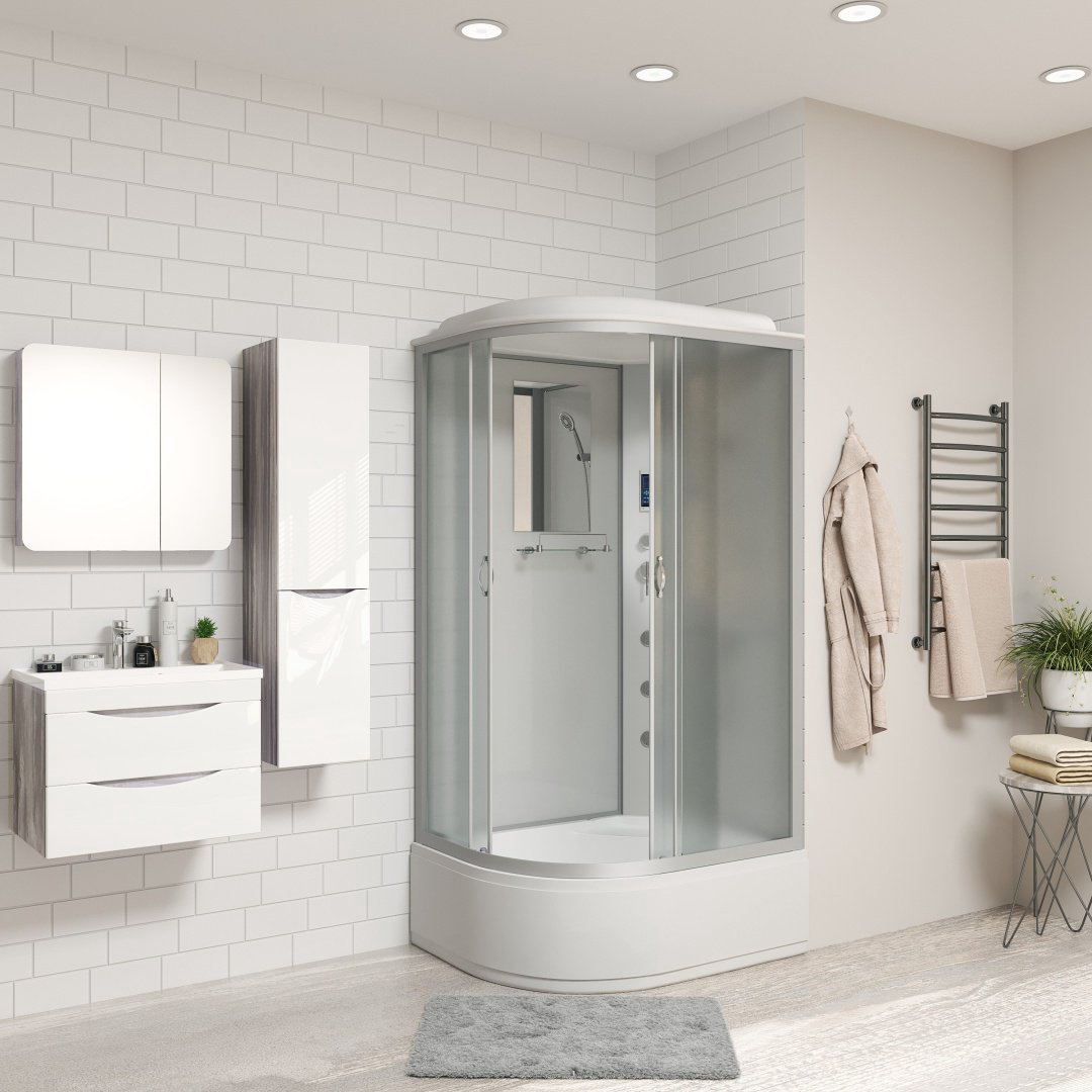 Душевая кабина Niagara NG-2310-14RF (215 см х 120 см), высокий поддон купить,NaN