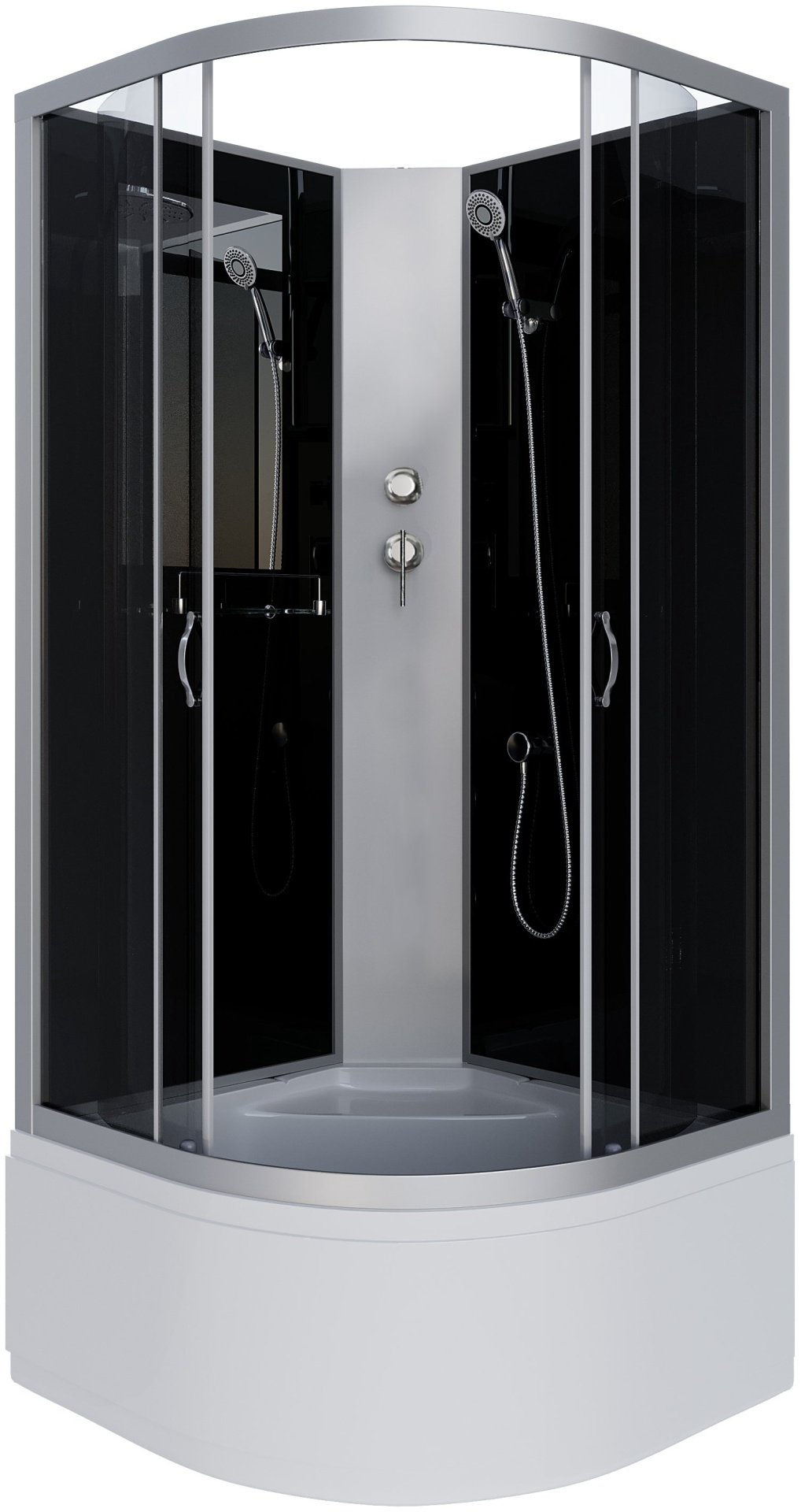 Душевая кабина Niagara NG-2507-14BK (200 см х 80 см), высокий поддон купить,NaN