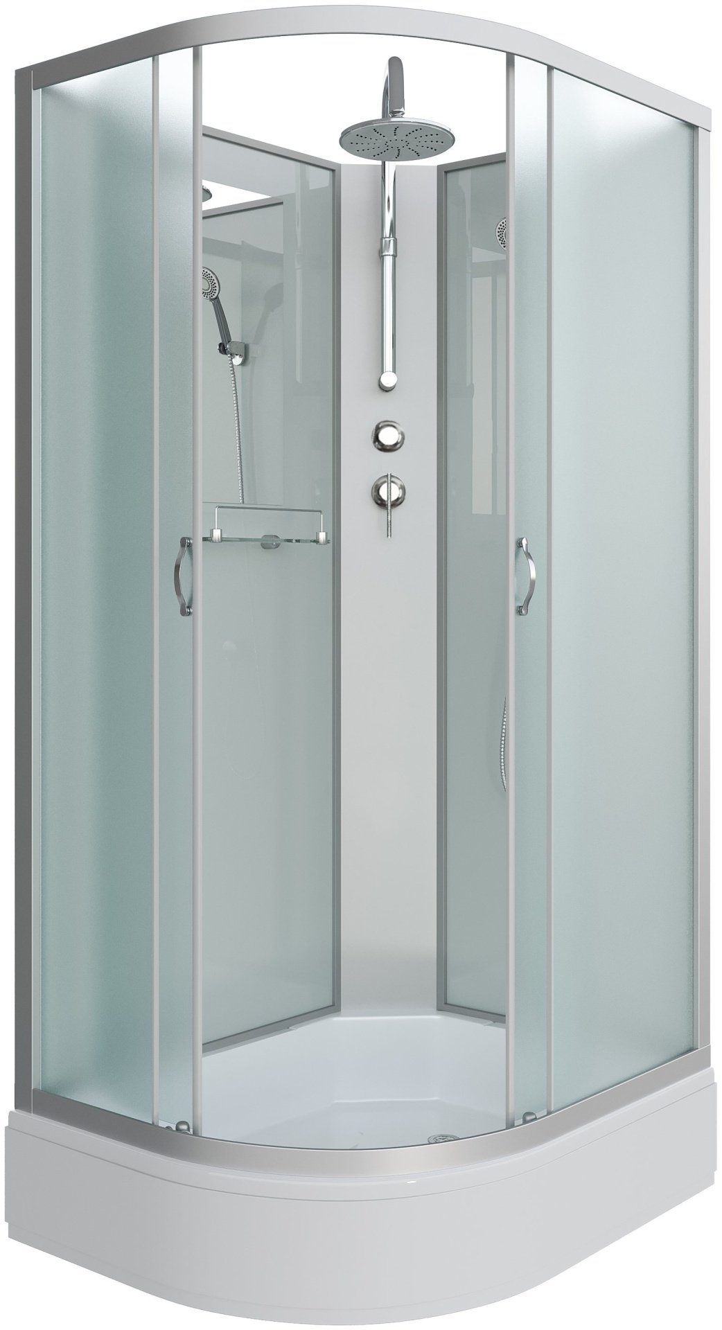 Душевая кабина Niagara NG-33084-14RBKT (215 см х 100 см), средний поддон