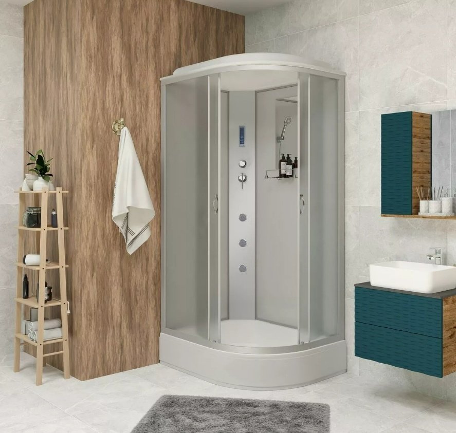 Душевая кабина Niagara NG-33974-14LF (215 см х 90 см), средний поддон купить,NaN