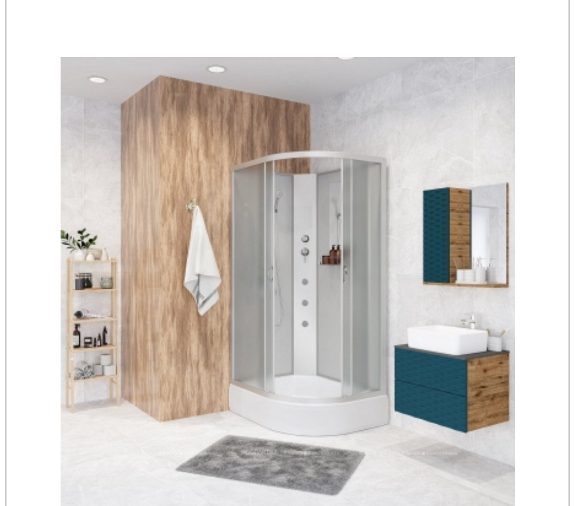 Душевая кабина KABINKA.KZ 339844LBKG (200 см х 90 см), средний поддон купить,NaN