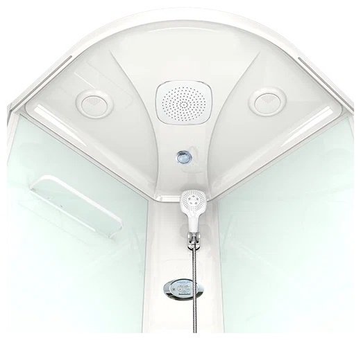 Душевая кабина Domani-Spa Delight Slim (174 см х 80 см), низкий поддон (пульт, чёрн.стенки, тонир.стекла) купить,NaN
