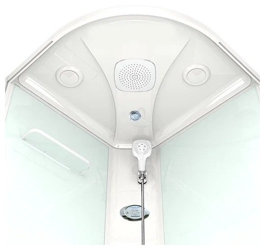 Душевая кабина Domani-Spa Delight Slim (174 см х 80 см), низкий поддон (пульт, чёрн.стенки, тонир.стекла) купить,NaN
