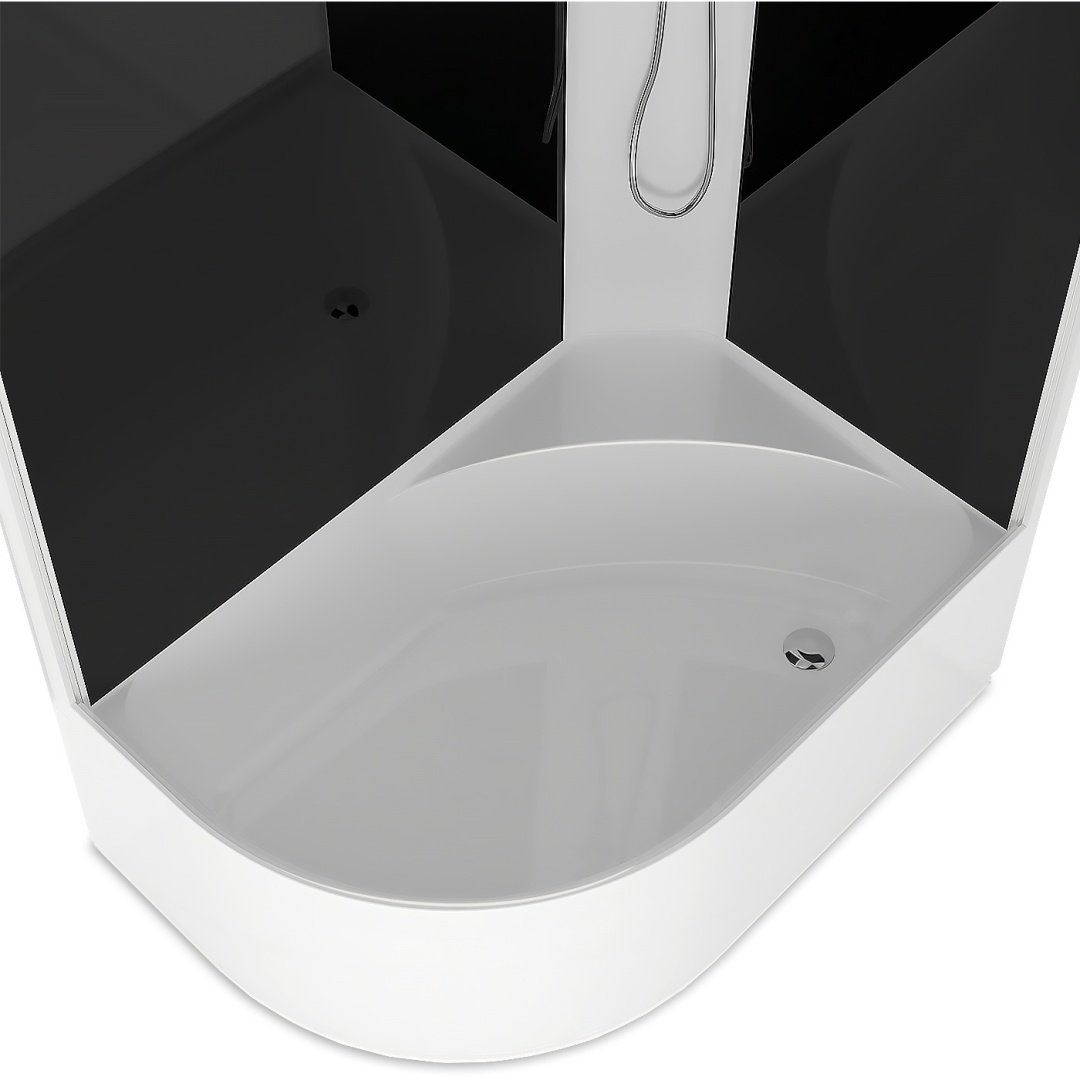Душевая кабина Domani-Spa Delight Slim DS01DS128RHBT00 (218х120 см), высокий поддон купить,NaN