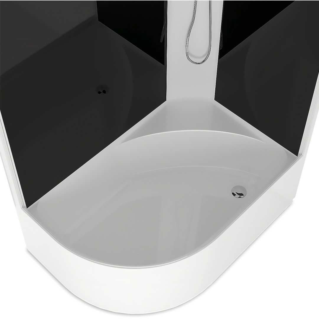 Душевая кабина Domani-Spa Delight Slim DS01DS128RHBT00 (218х120 см), высокий поддон купить,NaN