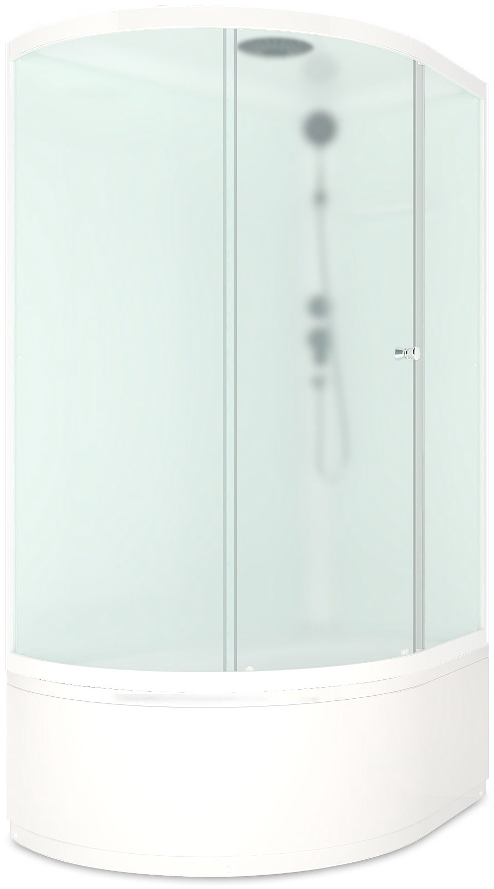 Душевая кабина KABINKA.KZ LUX HIGH WHITE (218х120 см), высокий поддон купить,NaN