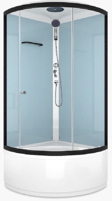 Душевая кабина Domani-Spa Simple DS01Sm99HDbCl00 (218х90 см), высокий поддон купить,NaN
