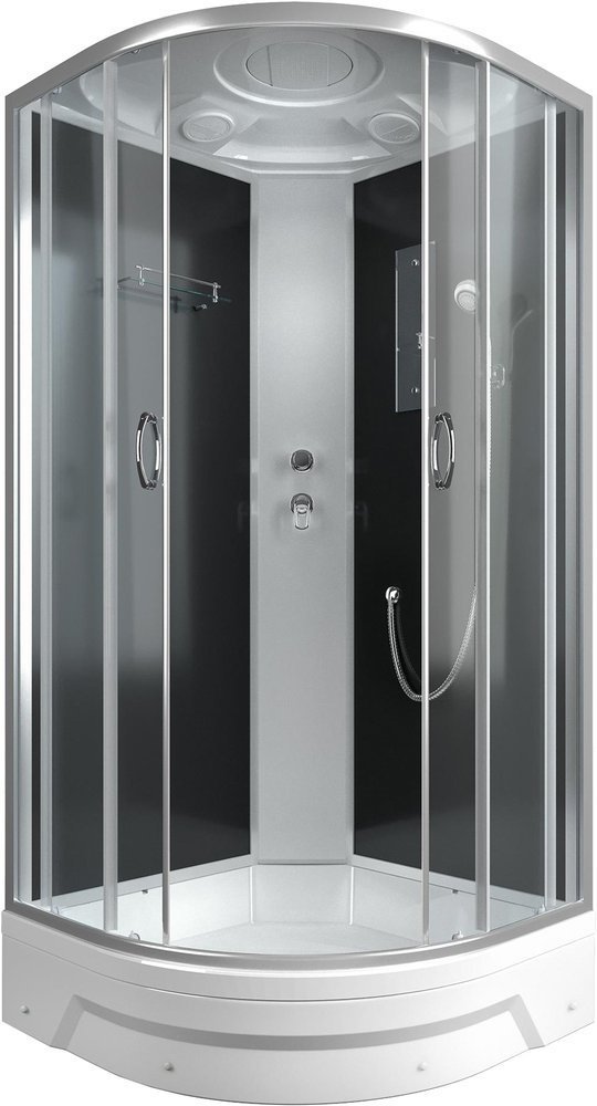 Душевая кабина KABINKA.KZ ER351026-C4-RUS_GRAY (226х100 см), средний поддон купить,NaN