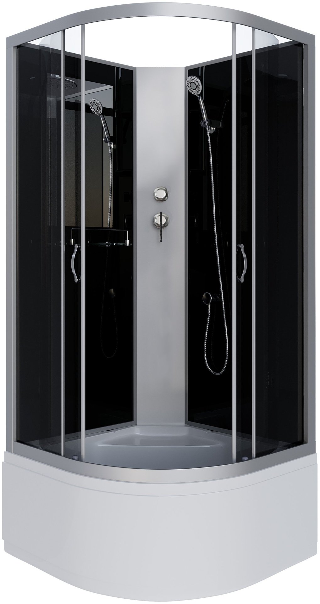 Душевая кабина Niagara NG-2509-14BK (200 см х 100 см), высокий поддон купить,NaN