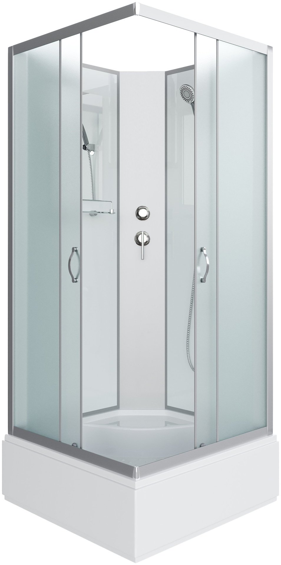 Душевая кабина Niagara NG-1108-14BK (200 см х 90 см), средний поддон