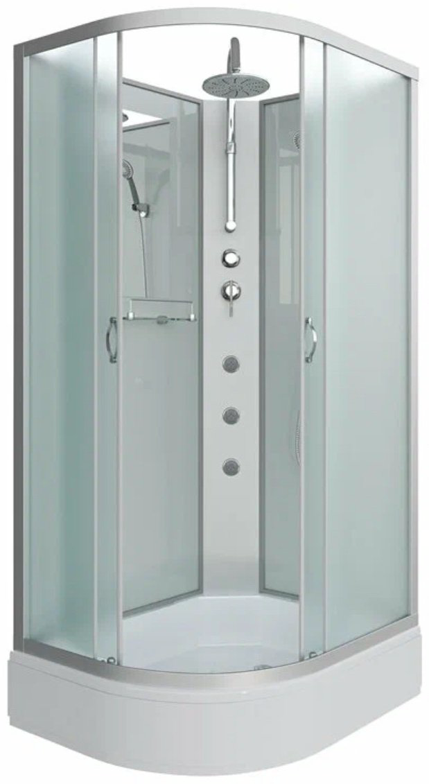 Душевая кабина KABINKA.KZ NG-33394-14RBKTG (215х130 см), средний поддон купить,NaN