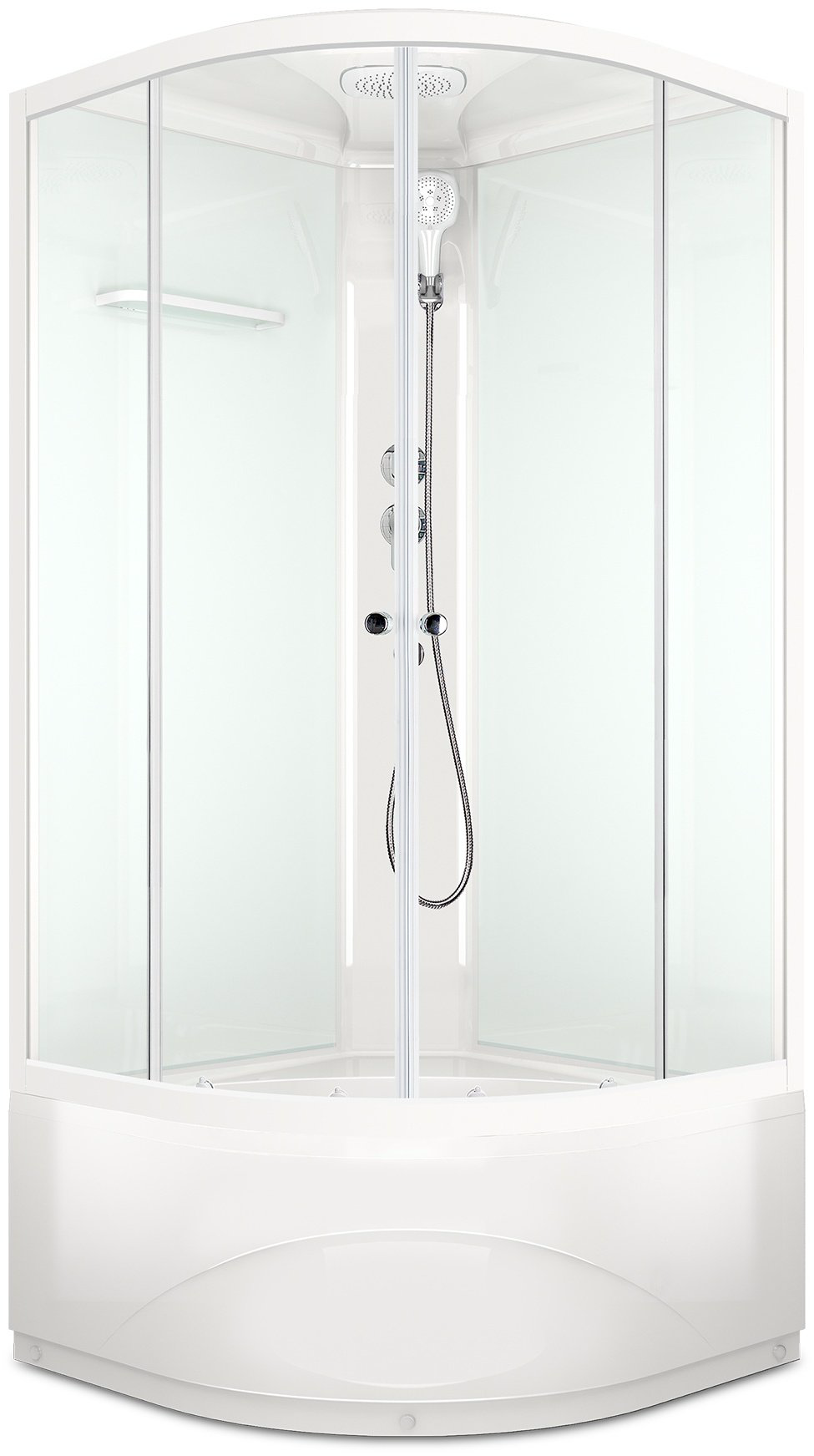Душевая кабина KABINKA.KZ Delight Slim 99 (218х90 см), высокий поддон купить,NaN