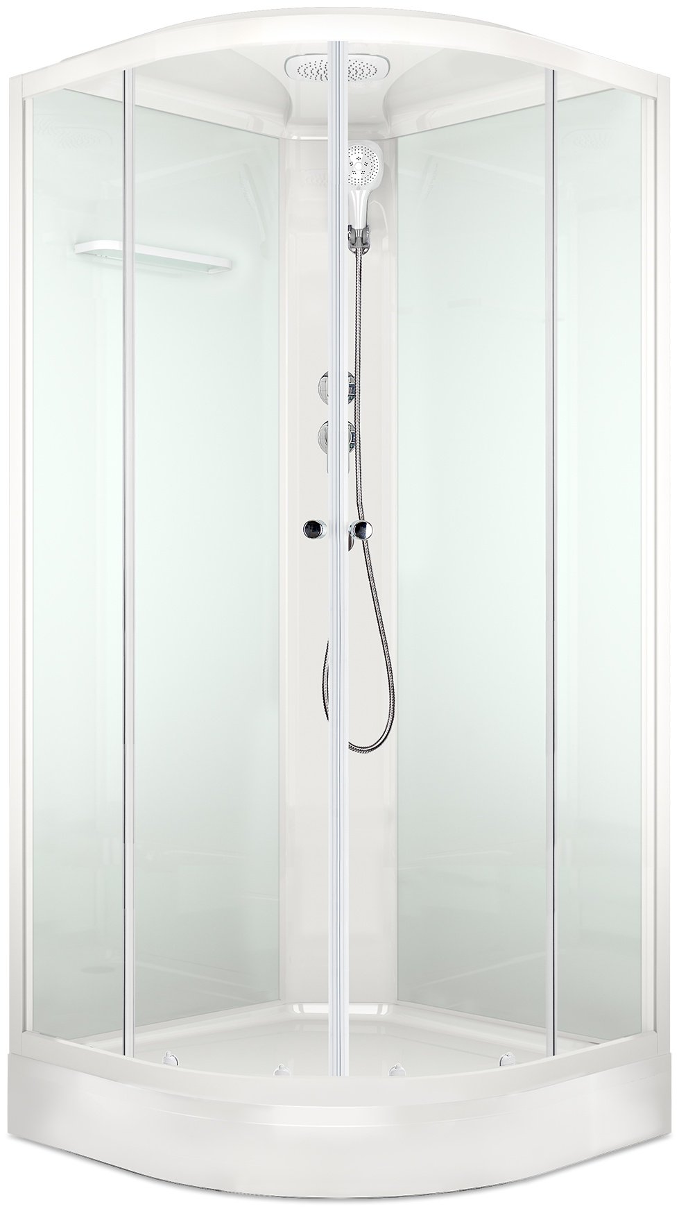 Душевая кабина KABINKA.KZ Delight Slim (99) (218х90 см), низкий поддон купить,NaN