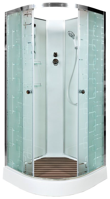 Душевая кабина KABINKA.KZ EM1580N без крыши (208х80 см), низкий поддон купить,NaN