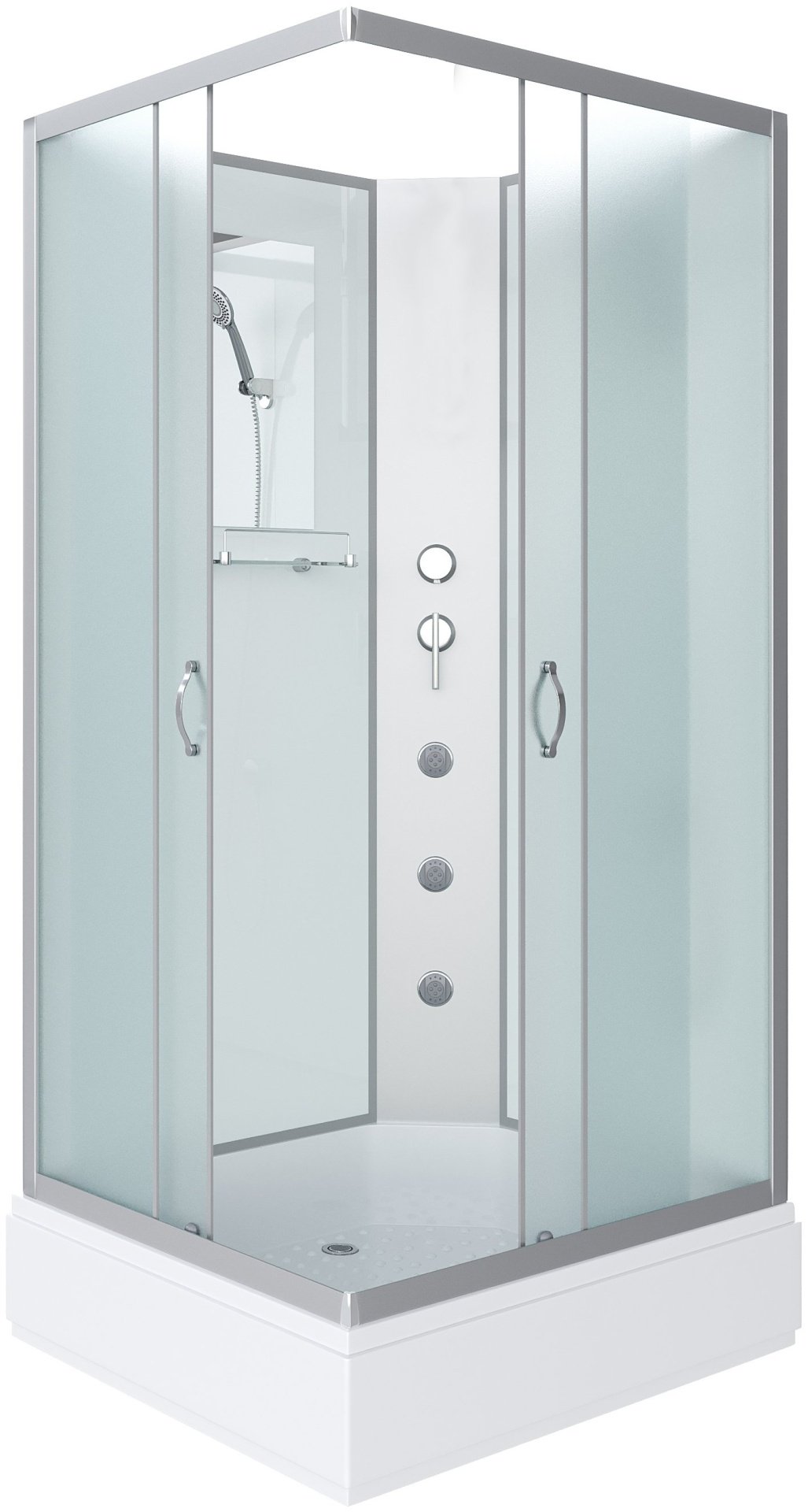 Душевая кабина Niagara NG-33974-14QBKG (215 см х 90 см), средний поддон купить,NaN