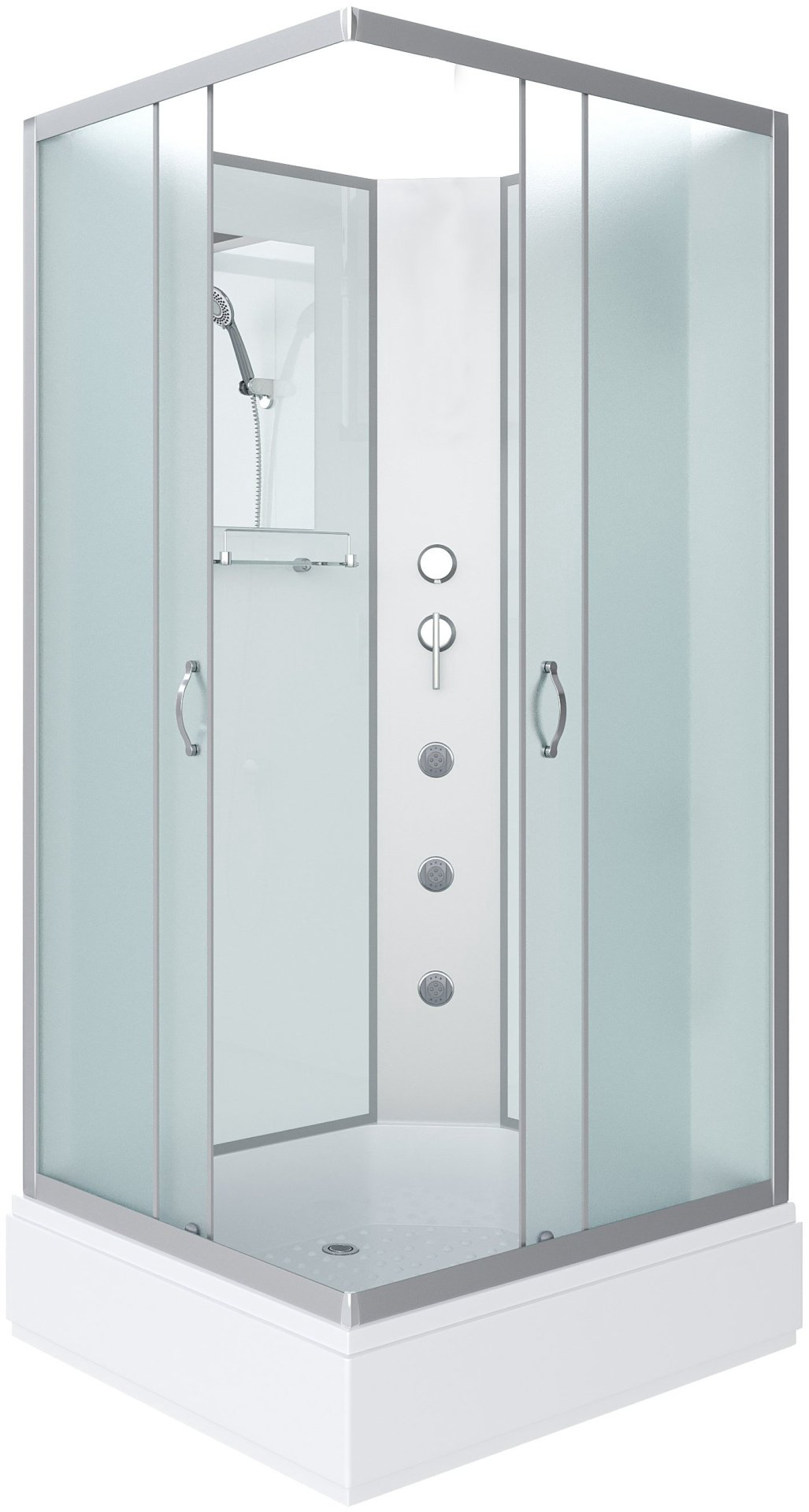 Душевая кабина Niagara NG-33974-14QBKG (215 см х 90 см), средний поддон купить,NaN