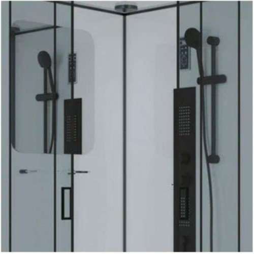Душевая кабина Niagara NG-6901-01GQ BLACK (210 х 90 см), низкий поддон