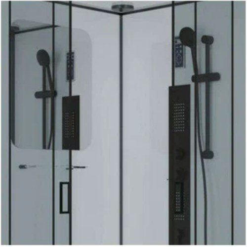 Душевая кабина Niagara NG-6901-01GQ BLACK (210 х 90 см), низкий поддон купить,NaN
