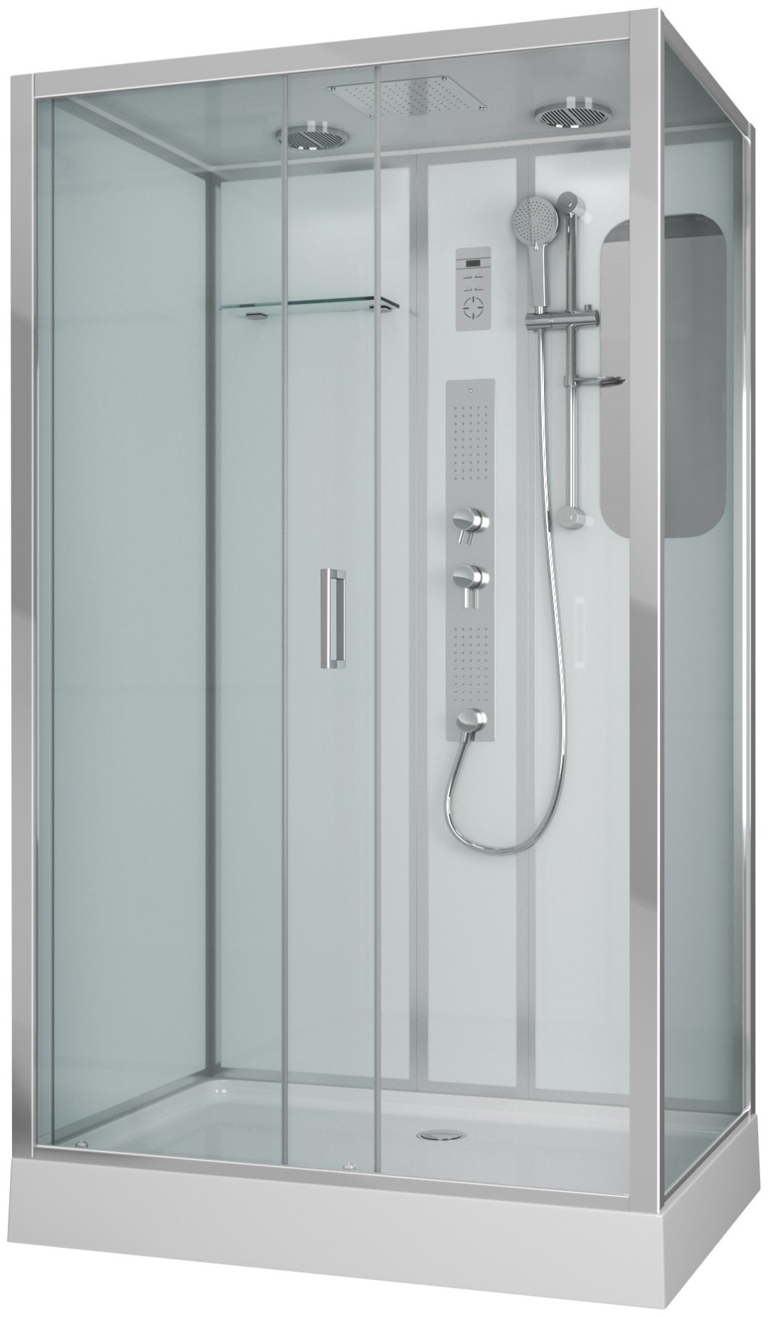 Душевая кабина Niagara NG-6012-01GQL (210 см х 120 см), низкий поддон купить,NaN