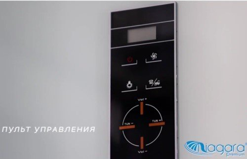 Душевая кабина Niagara NG-6901-01GQ BLACK (210 х 90 см), низкий поддон купить,NaN