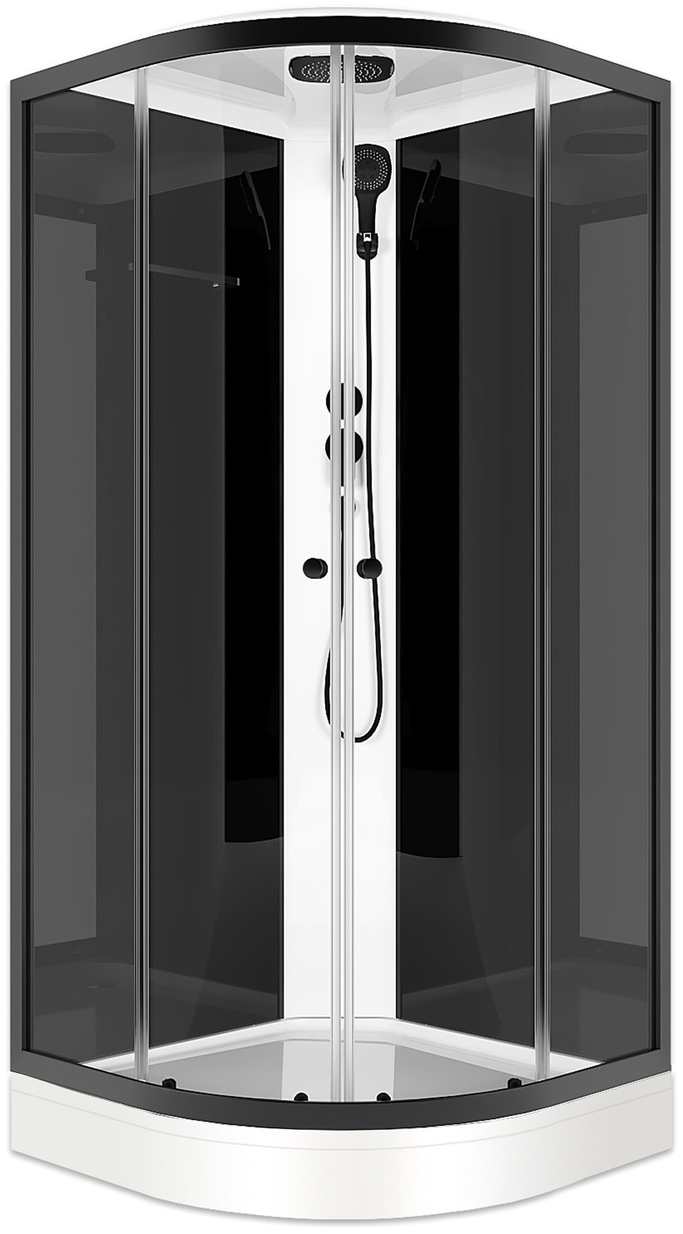 Душевая кабина KABINKA.KZ Delight Slim High (99) (218х90 см), высокий поддон
