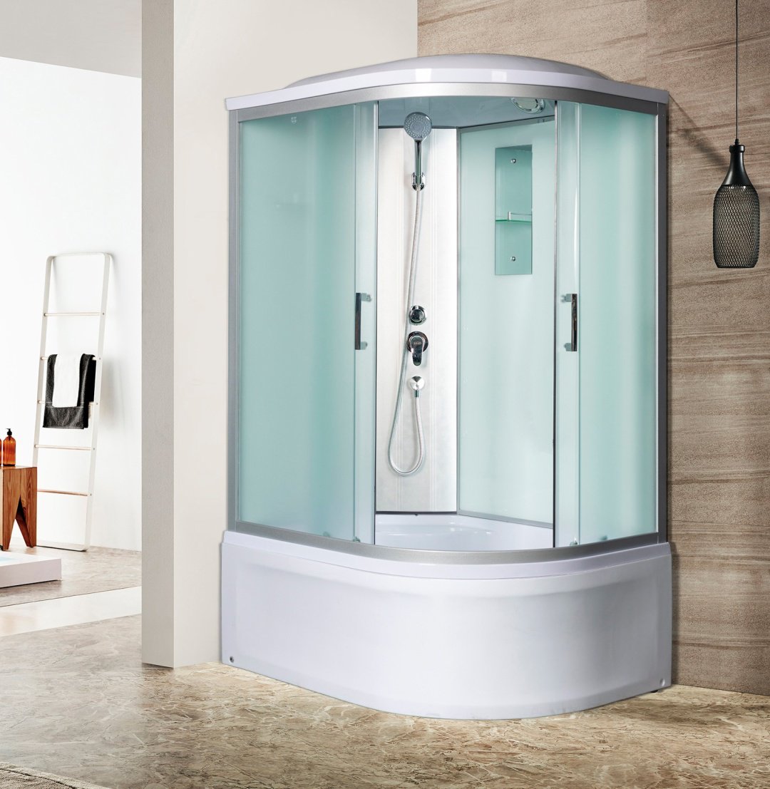 Душевая кабина KABINKA.KZ DESNA XL 120/90/44 MT L (230 см х 120 см), высокий поддон