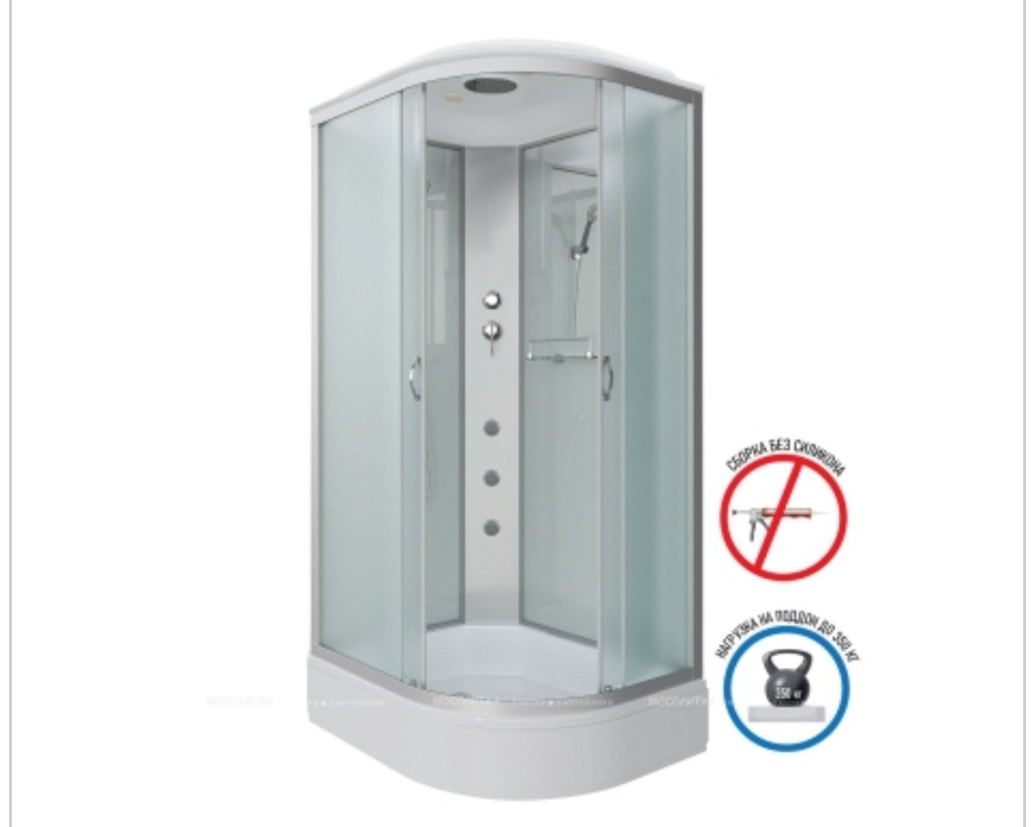 Душевая кабина KABINKA.KZ NG-33984-14LG (215 см х 90 см), средний поддон купить,NaN