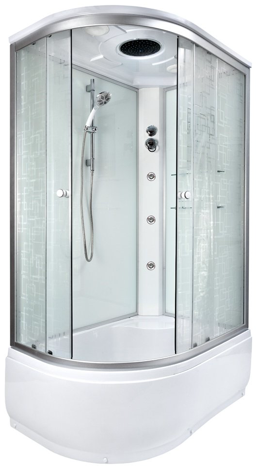 Душевая кабина KABINKA.KZ EM4511R (220х110 см), высокий поддон купить,NaN