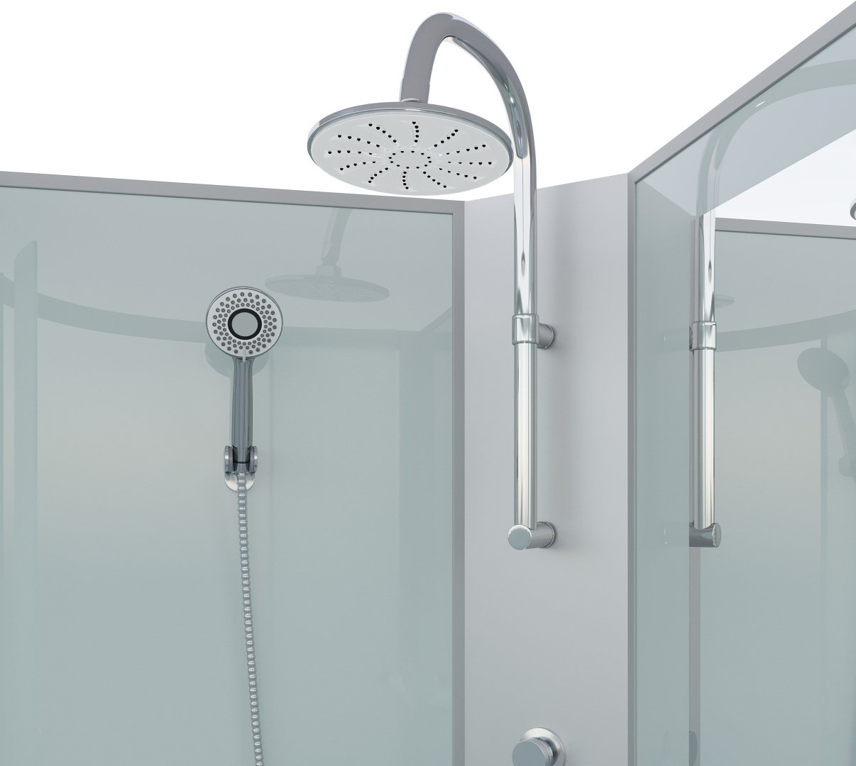 Душевая кабина Niagara NG-3501-14BKT (210 см х 90 см), средний поддон купить,NaN