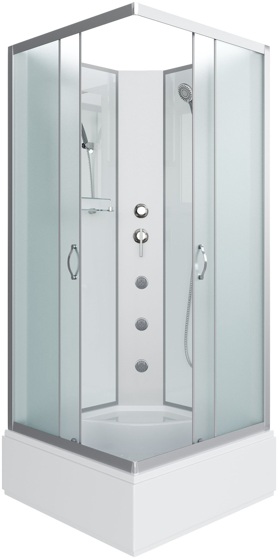 Душевая кабина Niagara NG-1108-14BKG (200 см х 90 см), средний поддон купить,NaN