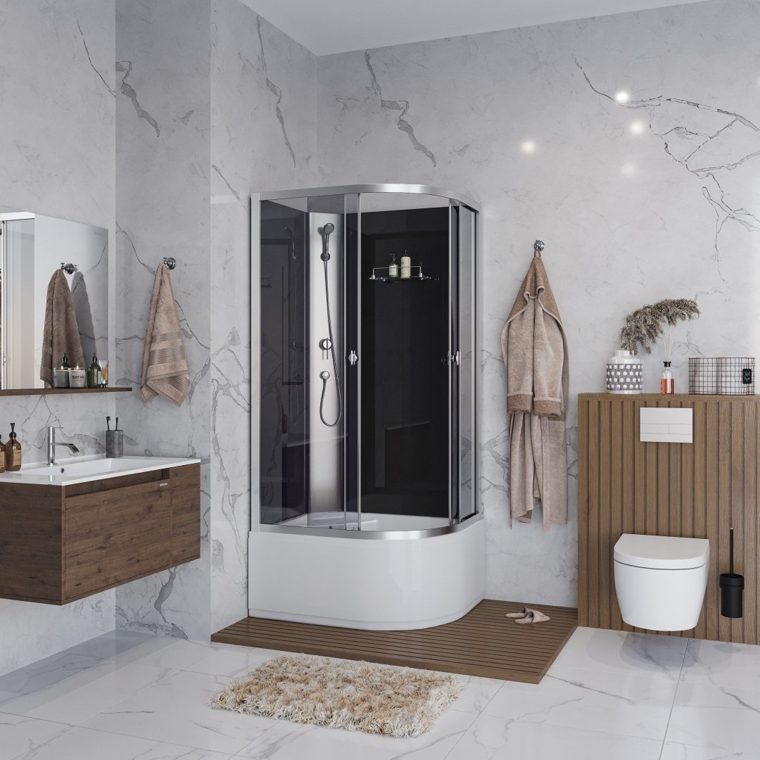 Душевая кабина Niagara Eco (195 см х 90 см), высокий поддон купить,NaN