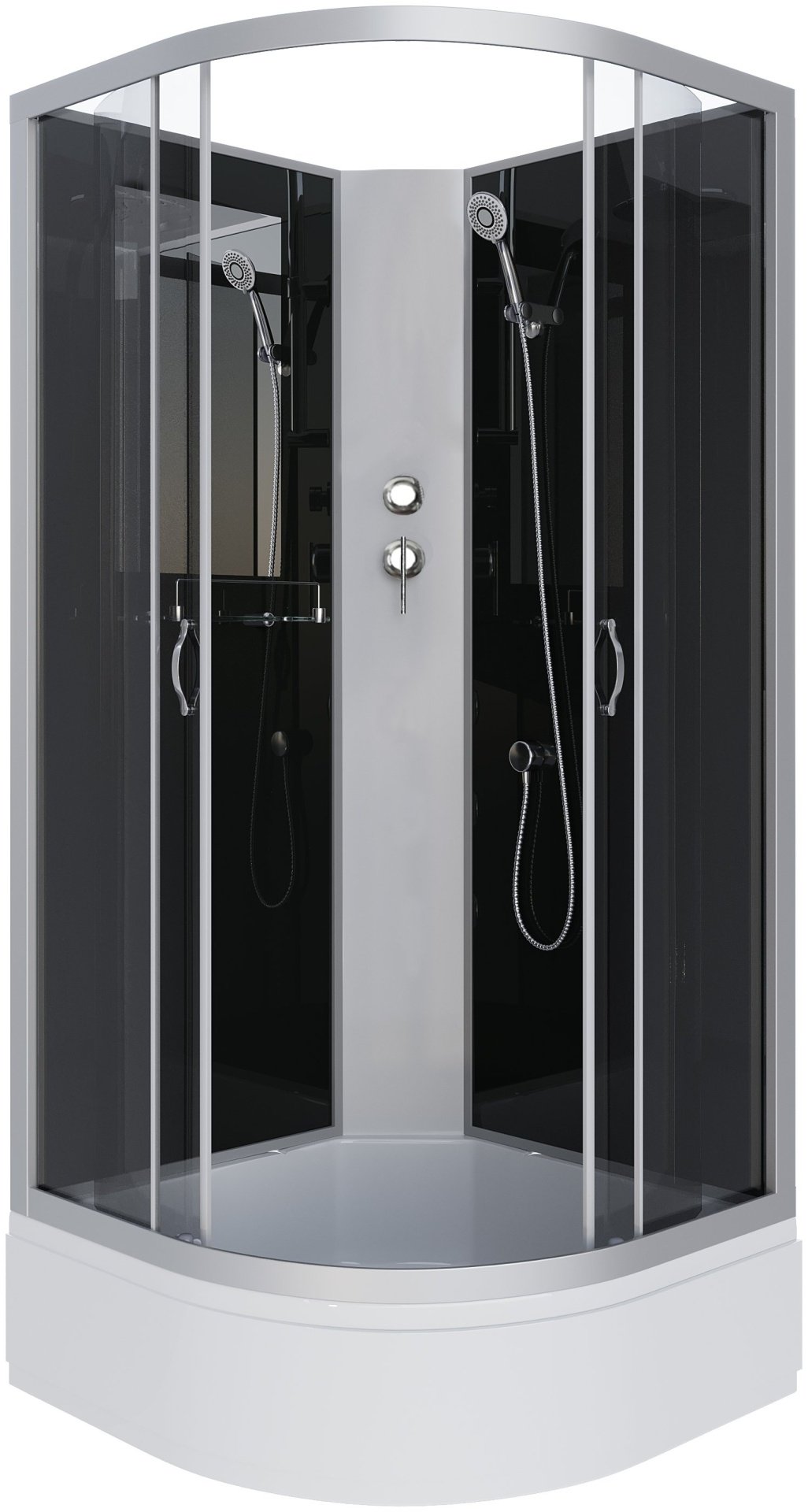 Душевая кабина Niagara NG-3503-14BK (200 см х 80 см), средний поддон