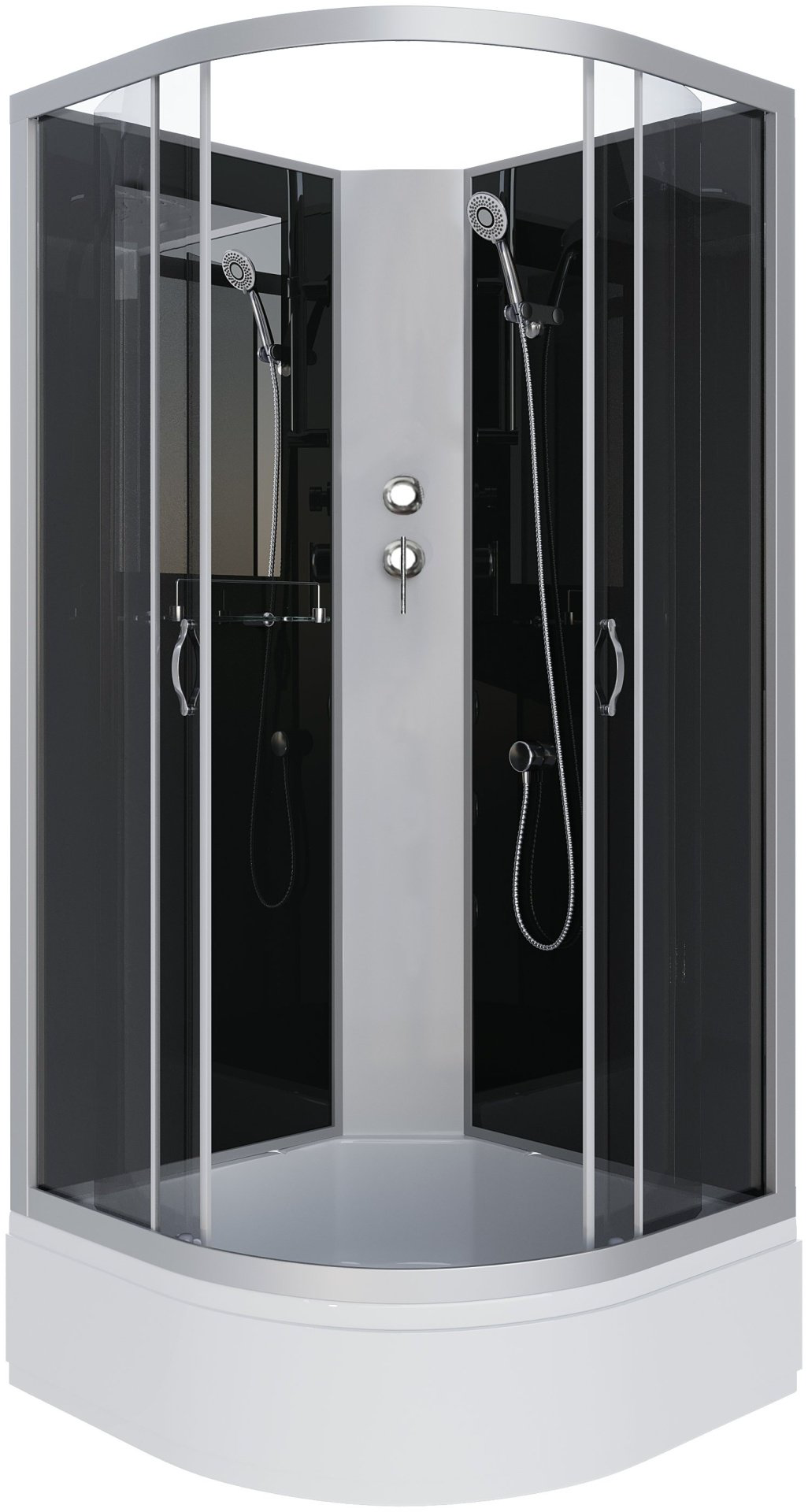 Душевая кабина Niagara NG-3503-14BK (200 см х 80 см), средний поддон купить,NaN