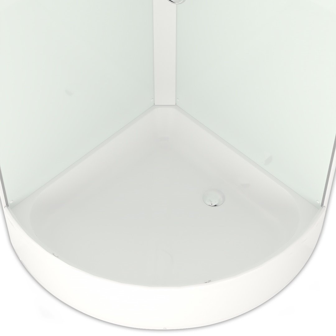 Душевая кабина KABINKA.KZ LUX Simple (2180х90 см), средний поддон