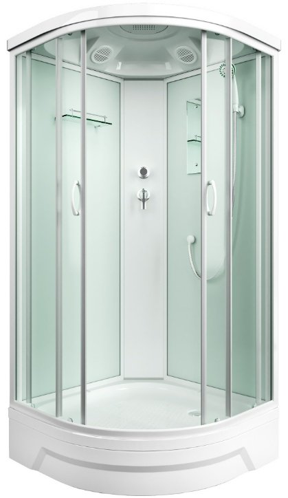 Душевая кабина Mirwell MR351026-C3-RUS (215х100 см), средний поддон