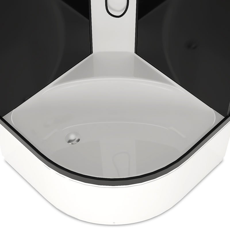 Душевая кабина KABINKA.KZ DS01DS99HBCl00.Gt-Black (218х90 см), высокий поддон купить,NaN