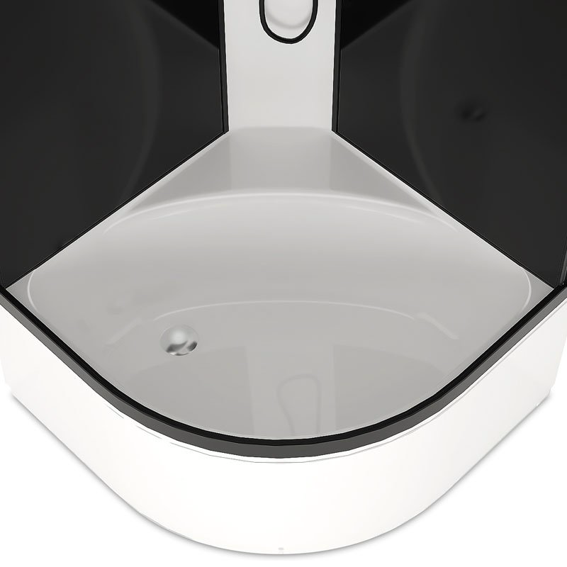 Душевая кабина KABINKA.KZ DS01DS99HBCl00.Gt-Black (218х90 см), высокий поддон купить,NaN