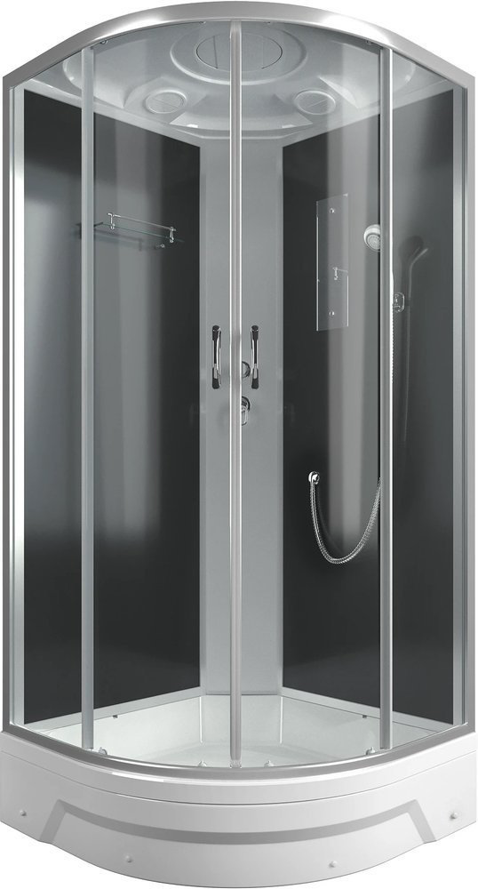 Душевая кабина KABINKA.KZ ER350926-C4-RUS_GRAY (226х90 см), средний поддон купить,NaN