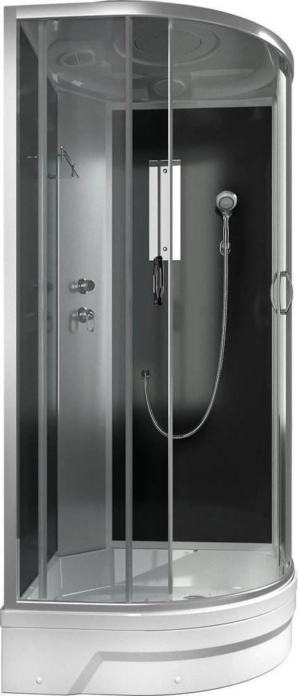 Душевая кабина KABINKA.KZ ER350926-C4-RUS_GRAY (226х90 см), средний поддон купить,NaN