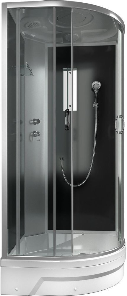 Душевая кабина KABINKA.KZ ER350926-C4-RUS_GRAY (226х90 см), средний поддон купить,NaN
