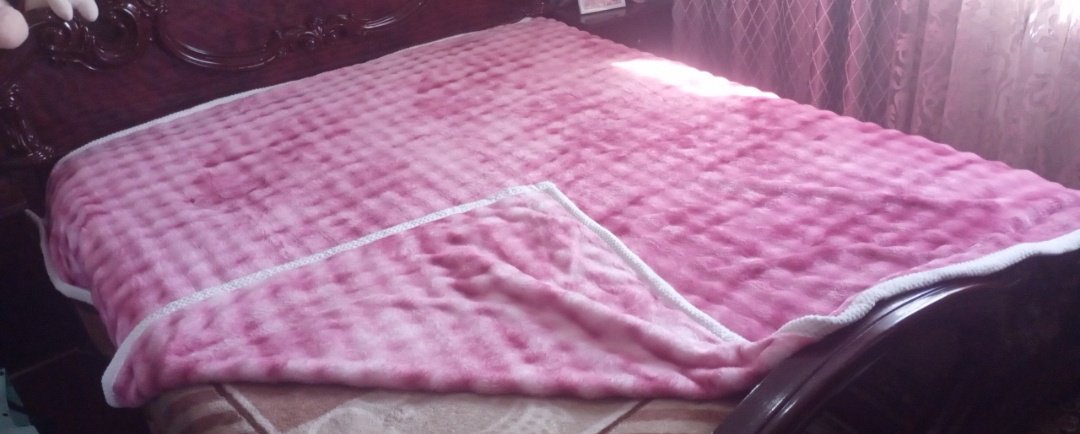 Плед 200х230 см, хлопок, шелк, бежевый