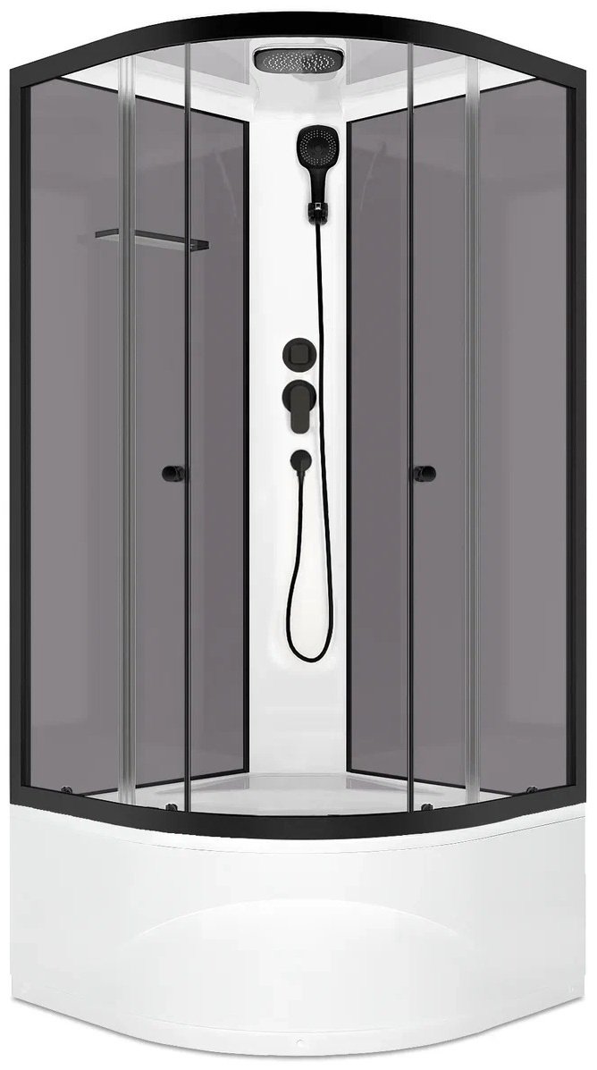 Душевая кабина KABINKA.KZ Delight Slim 99 high (218х90 см), высокий поддон купить,NaN