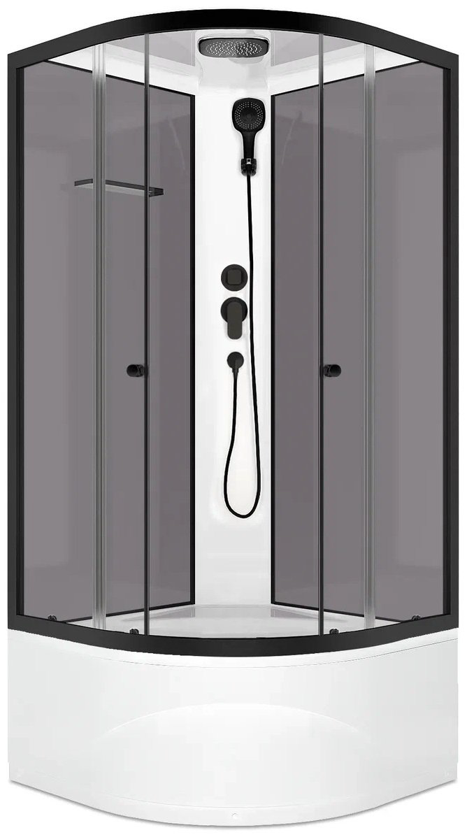 Душевая кабина KABINKA.KZ Delight Slim 99 high (218х90 см), высокий поддон купить,NaN