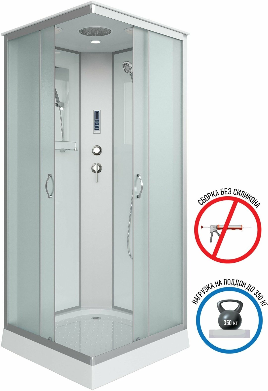 Душевая кабина Niagara NG-1101-14P (215 см х 90 см), низкий поддон купить,NaN