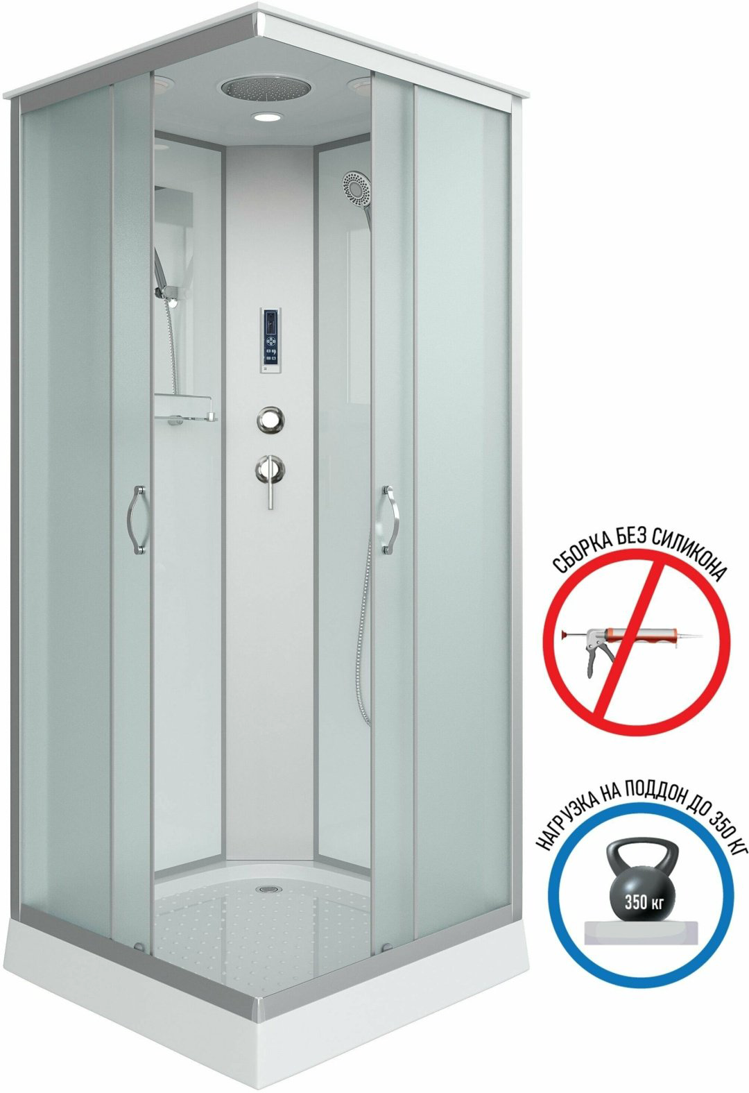 Душевая кабина Niagara NG-1101-14P (215 см х 90 см), низкий поддон купить,NaN