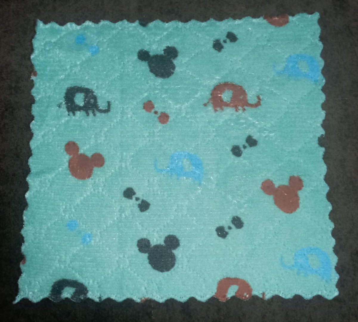 Набор полотенец No001 25x25 см 4 шт, микрофибра