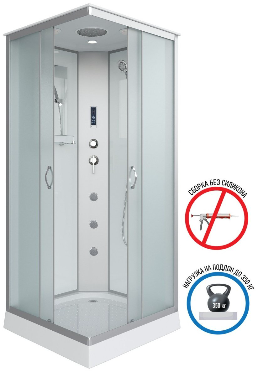 Душевая кабина Niagara NG-1101-14F (215 см х 90 см), низкий поддон купить,NaN