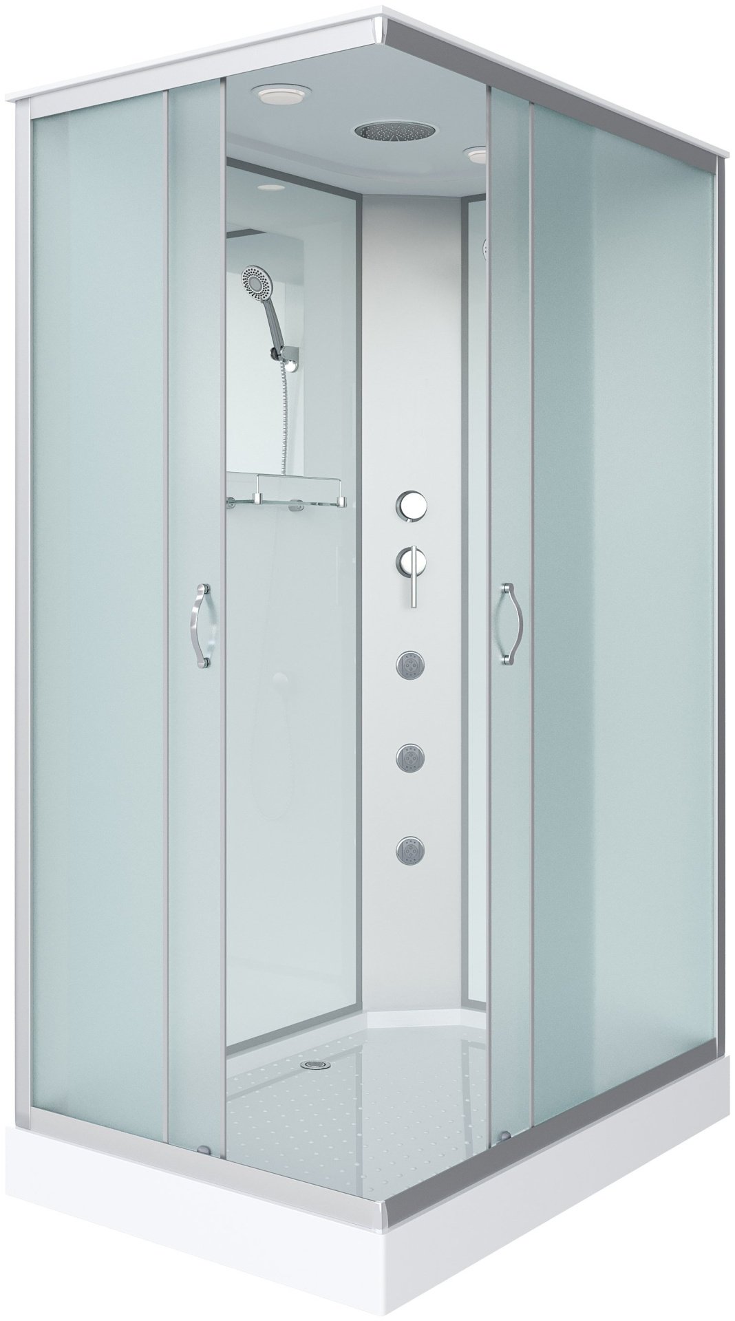 Душевая кабина Niagara NG-43185-14QG (215 см х 110 см), низкий поддон купить,NaN