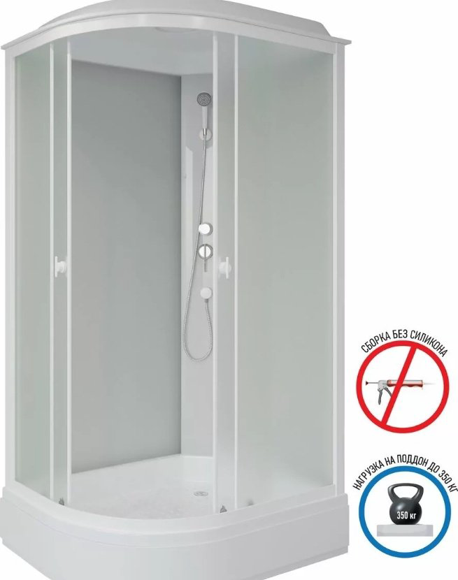 Душевая кабина KABINKA.KZ P110/80/26R/MT (215х110 см), средний поддон купить,NaN