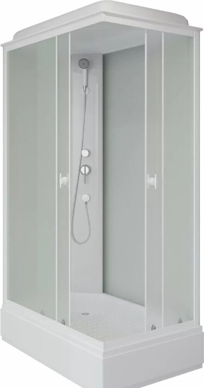 Душевая кабина KABINKA.KZ P110/80/26Q/MT/BK (195х110 см), средний поддон купить,NaN